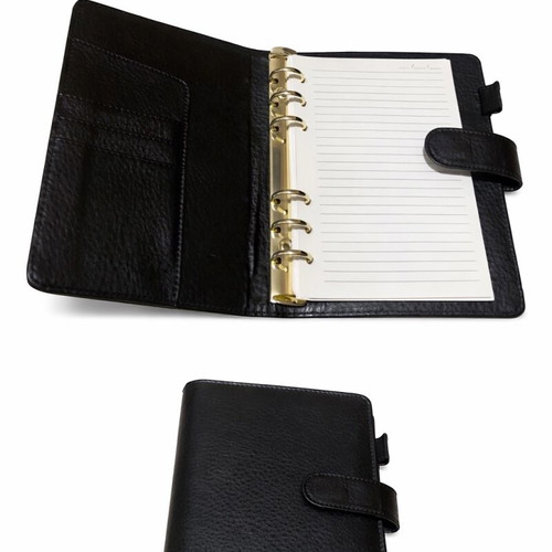 Black Organizer Binder New with Rings