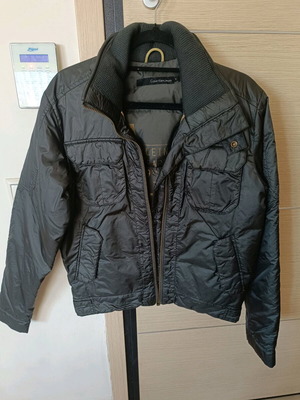 Calvin Klein Jeans jacket size S, gray/oil color, like new