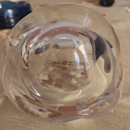 Famous Grouse Tumbler glass like new, heavy crystal whisky