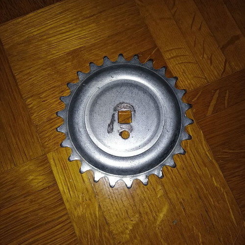 Metal bicycle sprocket with 26 teeth used