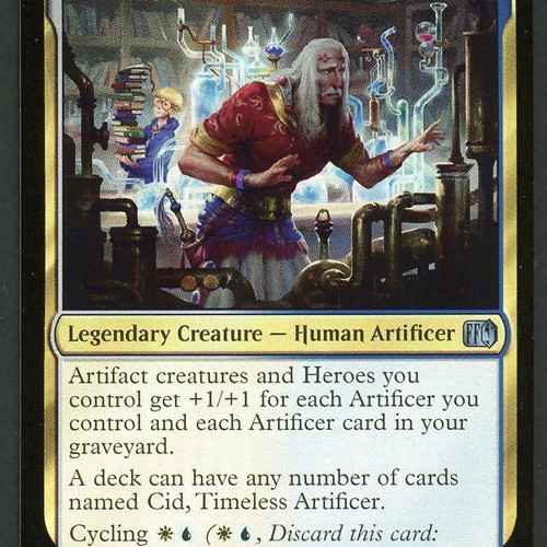 MTG Final Fantasy Cid Timeless Artificer foil card