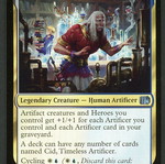 MTG Final Fantasy Cid Timeless Artificer foil card