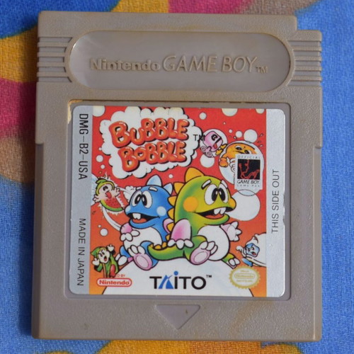 Bubble Bobble Game Boy used with manual, English