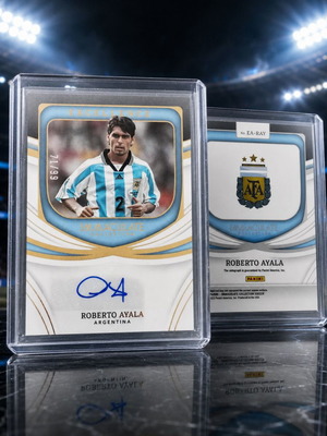 Roberto Ayala Auto Parallel 71/99 Panini Immaculate 2022 Argentina αυτόγραφη κάρτα