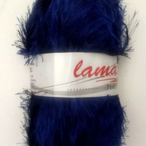 Lama Perla knitting yarn new, 18 furry threads, 100% polyester