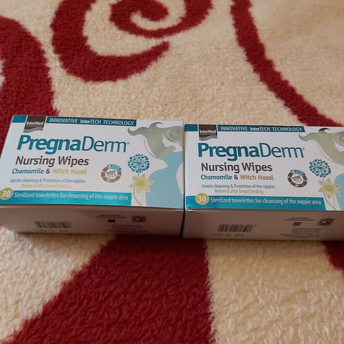 Intermed PregnaDerm Sterilized Nursing Wipes with Chamomile new 30 pcs