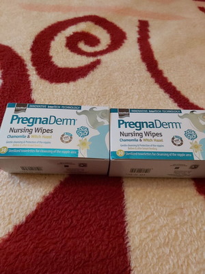 Intermed PregnaDerm Sterilized Nursing Wipes with Chamomile new 30 pcs