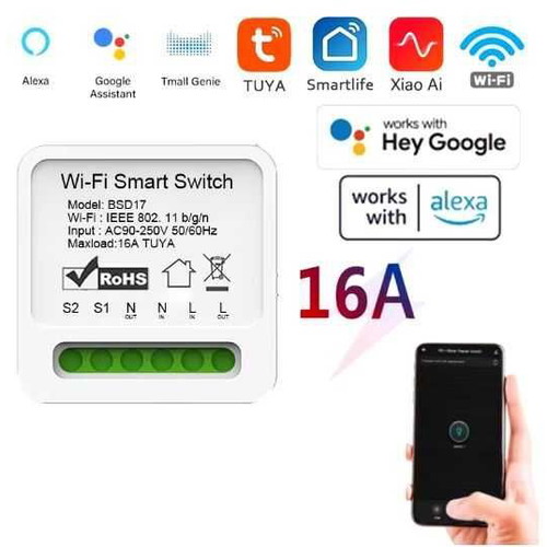 Wifi Smart Switch 2 Way Wireless Control 16A new