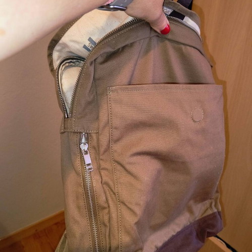 Toms backpack like new, khaki brown