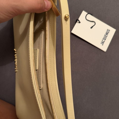 Jacquemus Le Bisou Perle bag, beige
