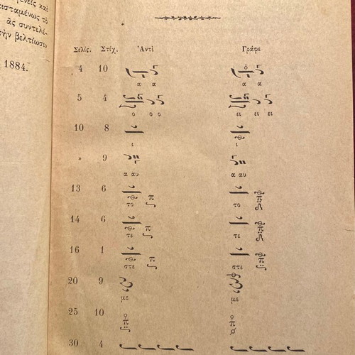 I Megali Evdomas used book with handwritten dedications