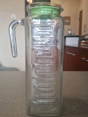 Glass jug like new, unused