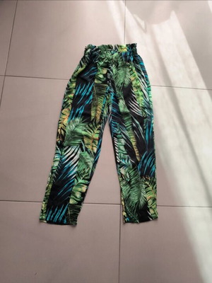 Girls' pants size 11-12 years, like new, colorful