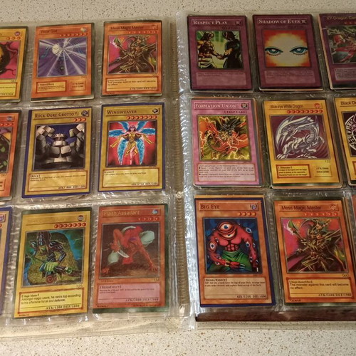 Yu-Gi-Oh! cards set in album used