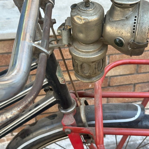 Lamand vintage bicycle used with New Sun oil lamp and cargo racks