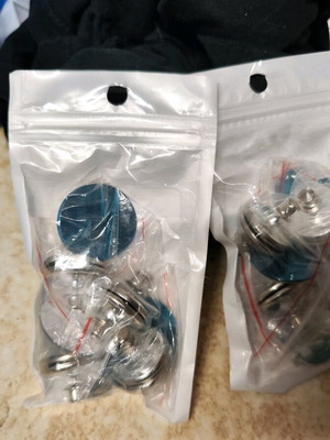 Μαγνητάκια για κουρτίνα μπάνιου καινούργια, σετ 10 τεμαχίων