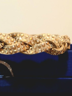 Juicy Couture bracelet like new, beige and gold