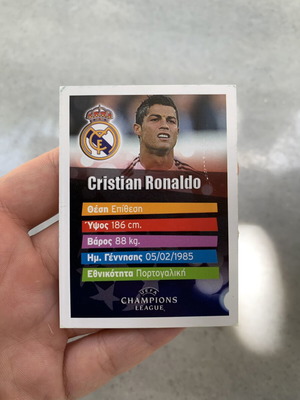 Cristiano Ronaldo card used