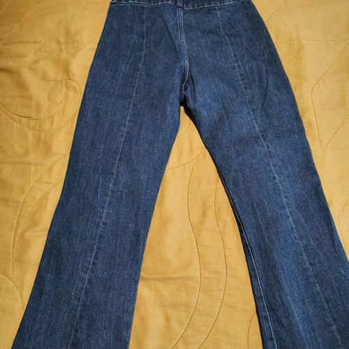 Bershka Straight Jean like new, elastic, blue, size S