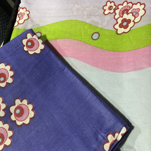 Double bed sheet set with pillowcases, cotton, new