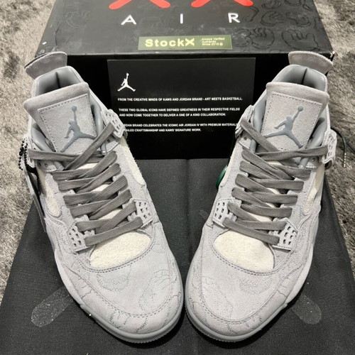 Jordan 4 Grey X Kaws new, size 42.5