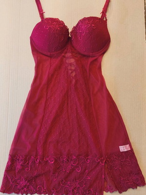 Νυχτικάκι Luna cup B80 κόκκινο σαν καινούργιο