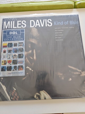 Miles Davis Kind of Blue vinyl LP album near mint, blue colour