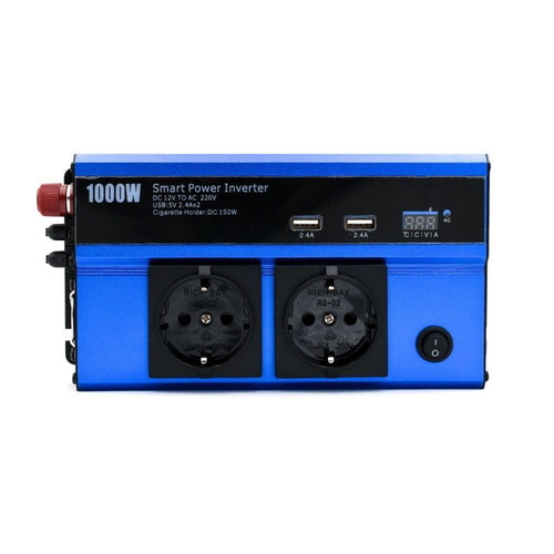 Smart Inverter QY-7011 Andowl car 1000W new with 2 USB and sockets