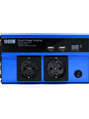 Smart Inverter αυτοκινήτου QY-7011 Andowl καινούργιο 1000W με 2 USB και μπρίζες