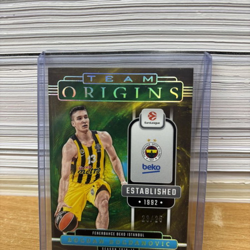 2025-26 Panini Origins EuroLeague Turquoise #5 Bogdan Bogdanovic card