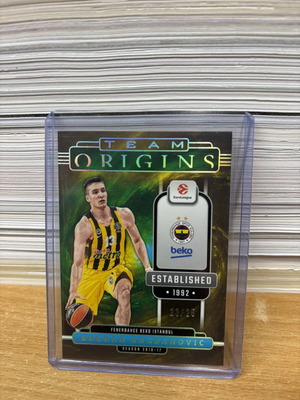 2025-26 Panini Origins EuroLeague Turquoise #5 Bogdan Bogdanovic card