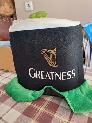 Guinness hat used for St Patrick's Day celebration