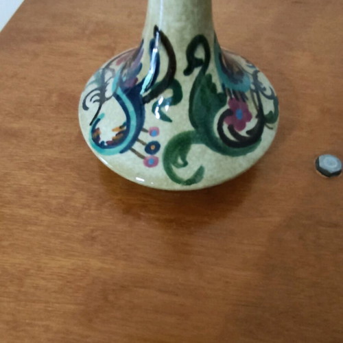 Ceramic vase KERAMIKOS like new with artist signature