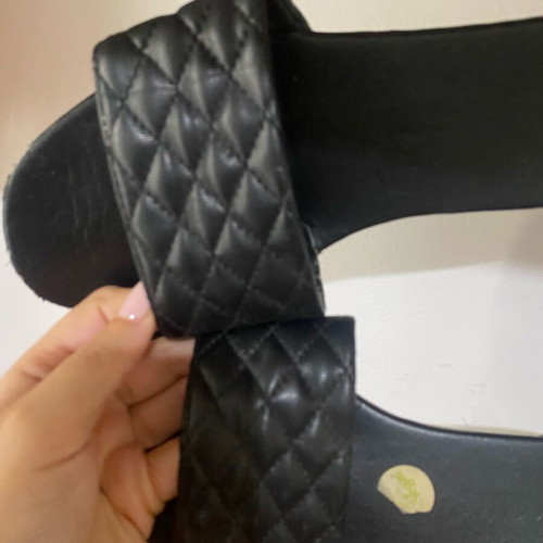 Flat sandals New Look used, black, size 37, vegan