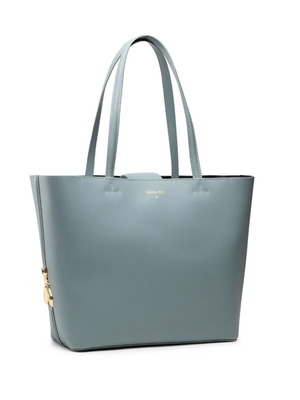 Patrizia Pepe shoulder bag used, turquoise leather, one main compartment