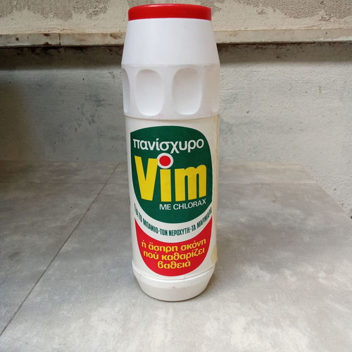 Vim detergent bottle vintage new from 1980s 1990s sealed