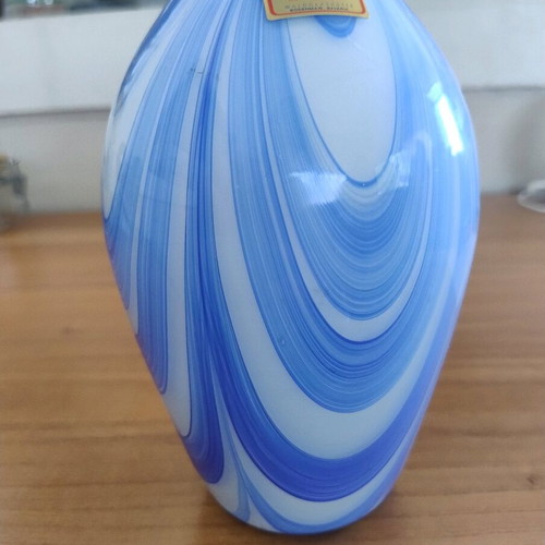 Glass decorative vase Joska Design Bavaria like new made of natural glass