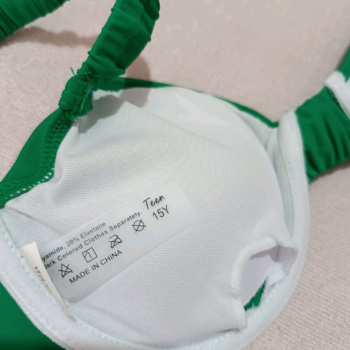 Bikini green new, size S (15Y)