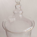 LARGE GLASS WITH LID