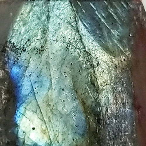 Labradorite pendant new with genuine leather cord