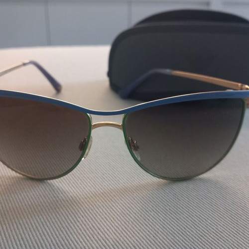 Emporio Armani sunglasses used with slight lens discoloration