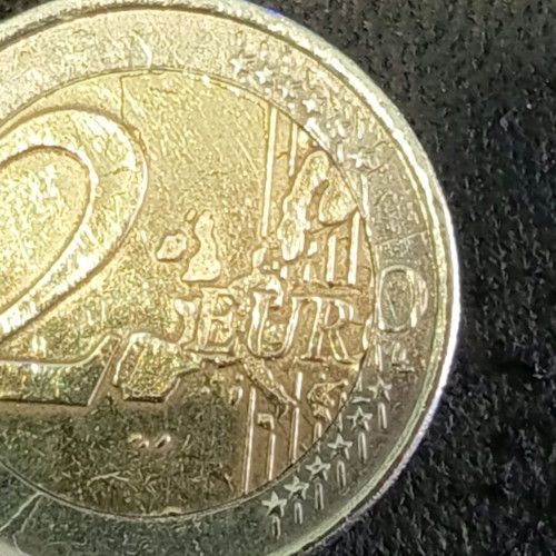 2€ Coin Greece 2002 "S" like new with multiple errors