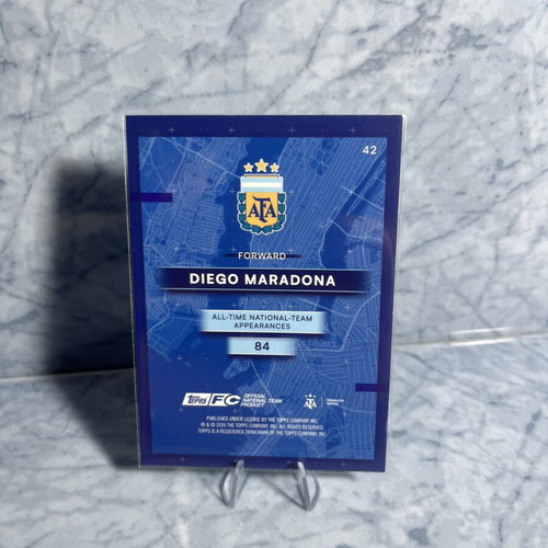 2026 Topps Argentina Team Set Diego Maradona #42 AFA card