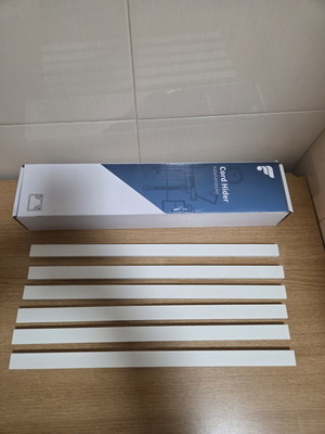 Cable channels pack of 6, 40cm x 3cm, new