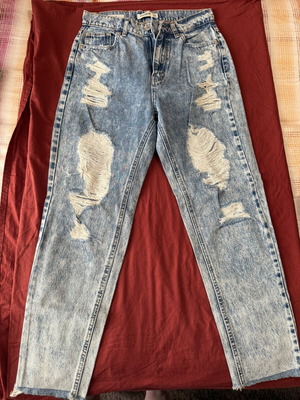 Τζιν mom Pull & Bear μπλε μέγεθος S σαν καινούργιο