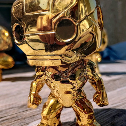 Funko Marvel gold edition used, set of 6