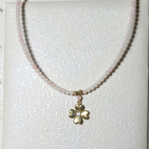 Gregio necklace like new with 925 silver and pink coral