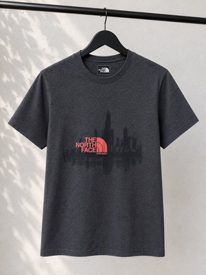The North Face Chicago graphic T-shirt, dark grey, small