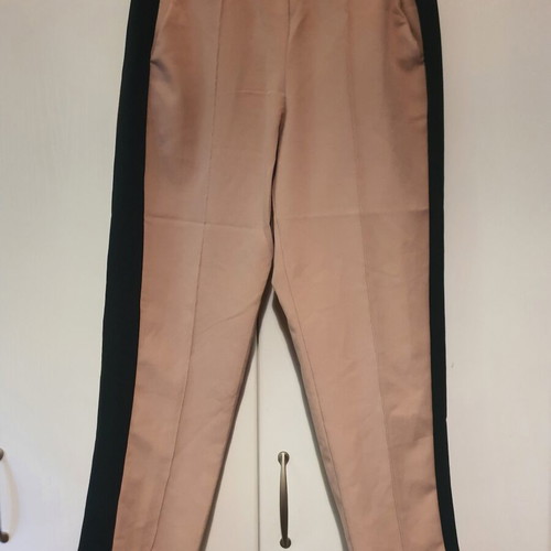 Track pants Zara like new, sapio milo color with black stripe