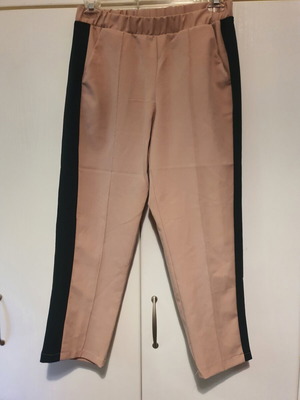 Track pants Zara like new, sapio milo color with black stripe